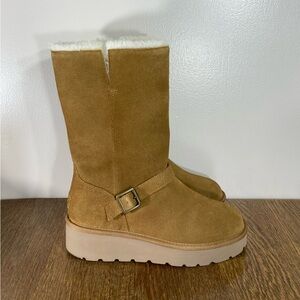 Koolaburra by UGG Kelissa Tall Boot Women’s Size 8 Chestnut Suede